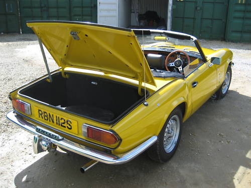 1977 triumph spitfire 1500 yellow 3