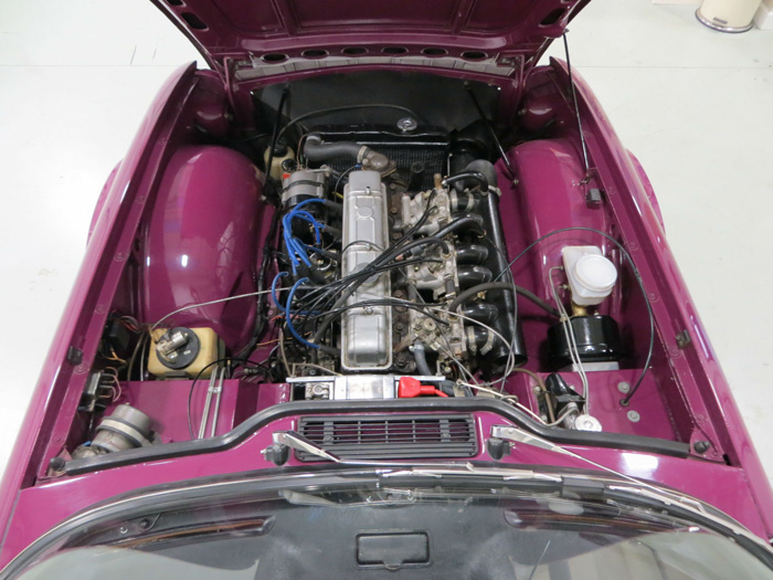 1973 Triumph TR6 PI Engine Bay
