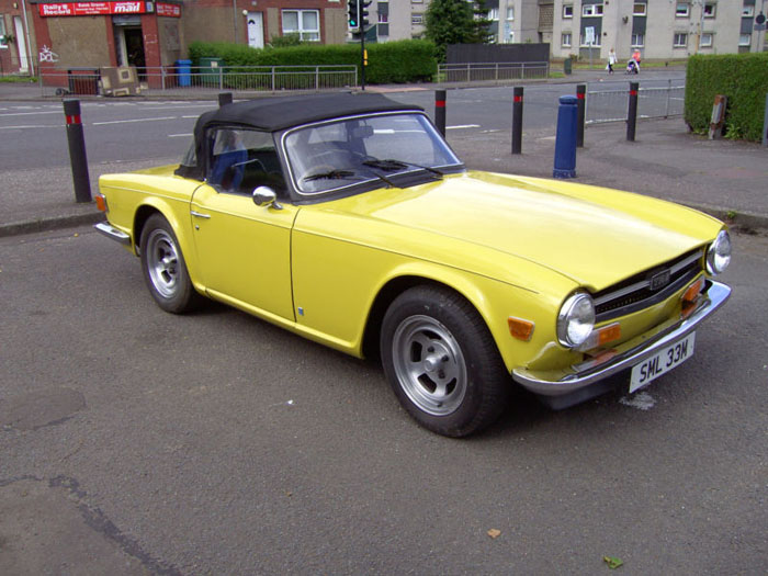1973 triumph tr6 yellow fuel injection manual overdrive 2