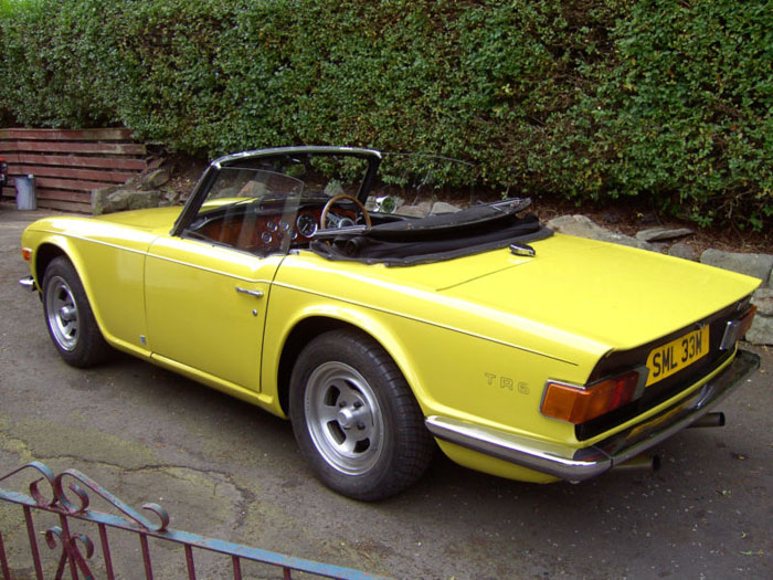 1973 triumph tr6 yellow fuel injection manual overdrive 5