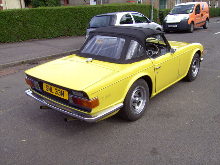 1973 triumph tr6 yellow fuel injection manual overdrive 7