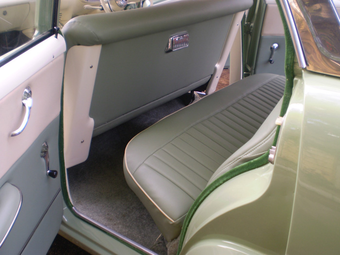 1959 Vauxhall Victor Super Series 1 Rear Interior