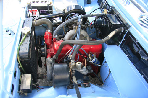 1966 Vauxhall Viva HA 90 Deluxe Engine Bay