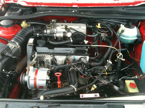 1990 volkswagen golf gti mk2 engine bay 1