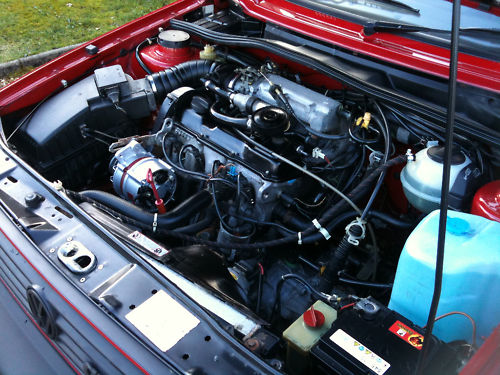 1990 volkswagen golf gti mk2 engine bay 2