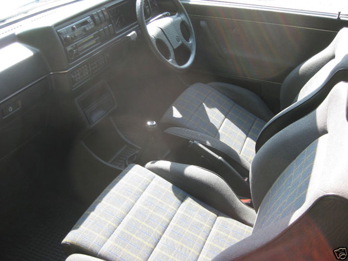 1989 volkswagen golf ii gti 8v 3 door interior