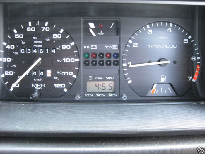 1989 volkswagen golf ii gti 8v 3 door speedometer