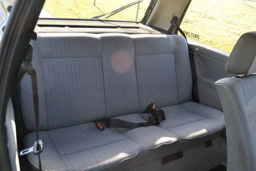 1991 volkswagen mk2 golf rear interior