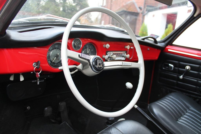 1964 Volkswagen Karmann Ghia Dashboard Steering Wheel