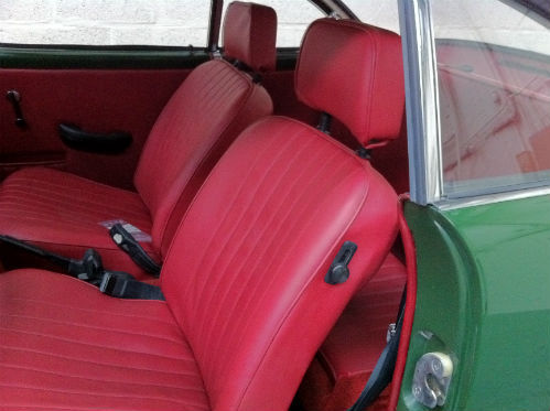 1969 Volkswagen Karmann Ghia Interior Seats