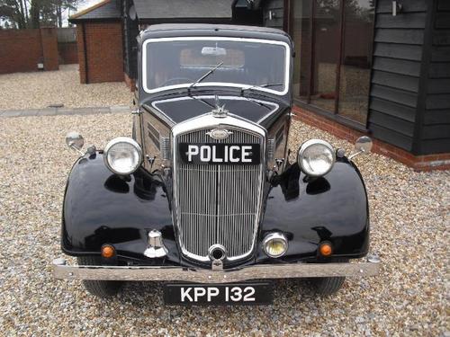 1947 wolseley 12 48 saloon ex police car front